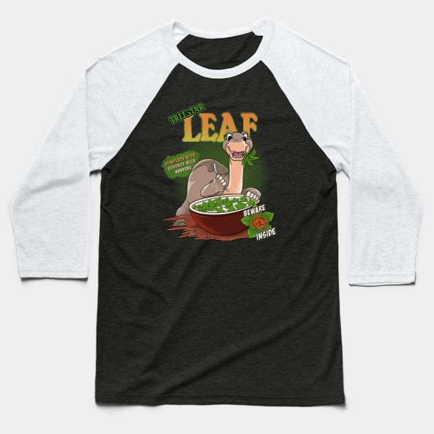 the land before time cereal Baseball T-Shirt by opoyostudio